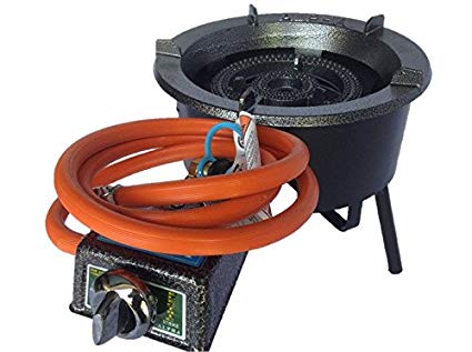 High Power Natural Gas Stove with Wind Guard and Quick Disconnect