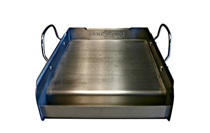 Little Griddle GQ120 Griddle-Q Stainless-Steel Griddle for Gas Grills, Half Size