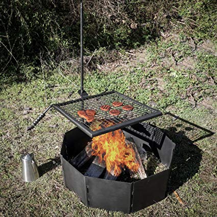 Titan Adjustable Swivel Grill Campfire Cooking Grate 40